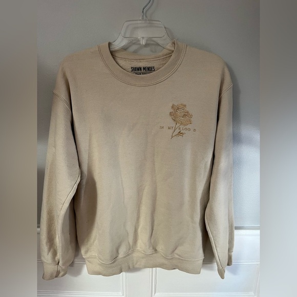 Shawn Mendes Official In My Blood Tour Crewneck Sweatshirt - Picture 1 of 6